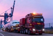 Airbus σε ελκυστήρα βαρέων οχημάτων Mercedes-Benz Actros 4163 SLT