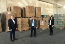 Δωρεά ιατρικών μασκών από την Wuzheng Europe