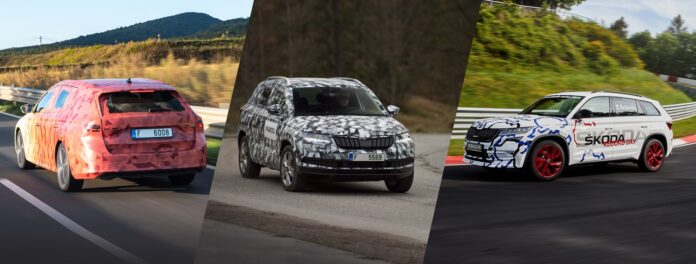 H τέχνη του καμουφλάζ στα πρωτότυπα δοκιμών της Škoda