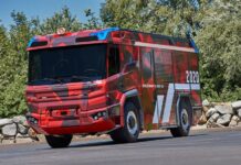 Volvo Penta, ηλεκτρικός κινητήρας για το πυροσβεστικό Rosenbauer