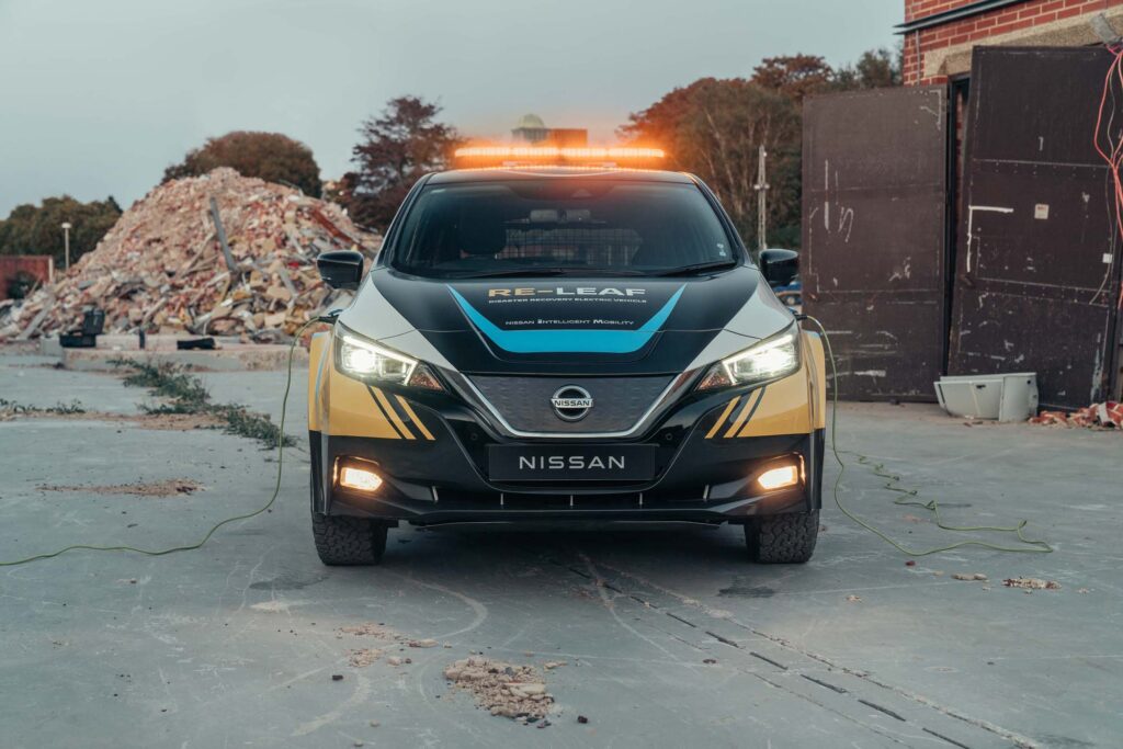 Nissan RE-LEAF, ένα EV για τροφοδοσία ενέργειας μετά από φυσικές καταστροφές