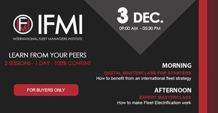 IFMI masterclass, για αρχάριους ή έμπειρους fleet managers
