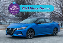 Nissan Sentra, άριστο για παιδικά καθίσματα