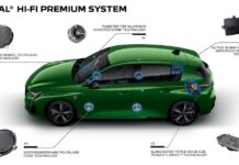 Νεο Peugeot 308 με premium σύστημα Focal Hi-Fi