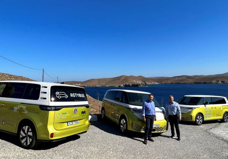 Το ID. Buzz στην συγκοινωνία της Αστυπάλαιας