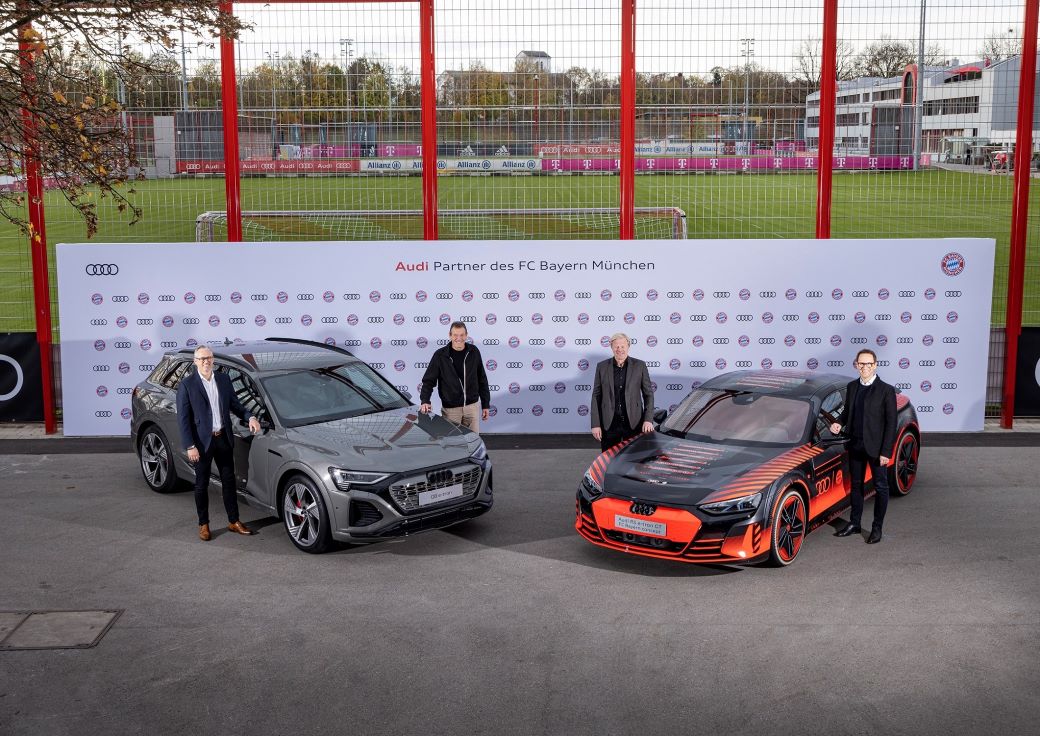 Εταιρικά αυτοκίνητα Audi στους παίκτες της FC Bayern