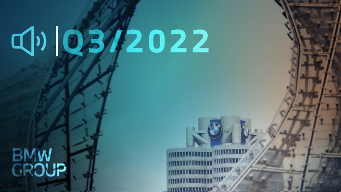 BMW Group: Ισχυρές λειτουργικές επιδόσεις το 9μηνο 2022