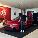 Ο Valtteri Bottas στο Centro Stile Alfa Romeo