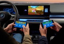 Πλατφόρμα παιχνιδιών Airconsole στην BMW Σειρά 5 Πλατφόρμα παιχνιδιών Airconsole στην BMW Σειρά 5