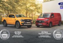 Βραβεία στα Ford Transit Custom και Ranger Βραβεία στα Ford Transit Custom και Ranger