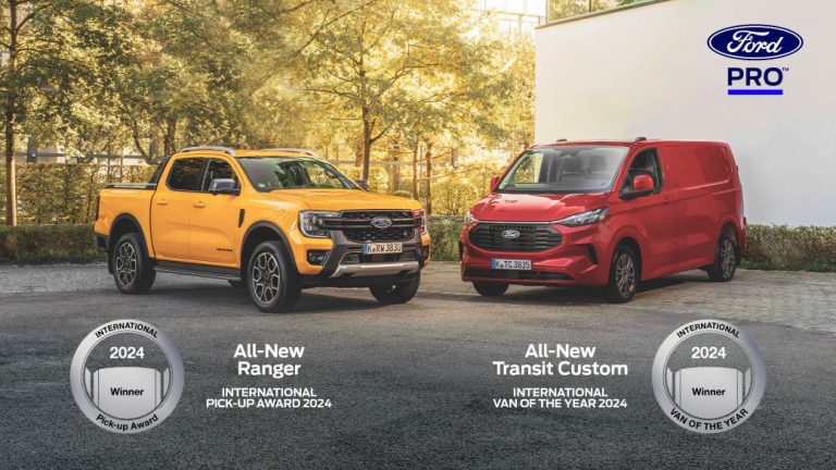 Βραβεία στα Ford Transit Custom και Ranger
