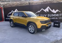 Το Jeep Avenger στην κορυφή του Παρνασσού
