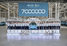 BYD: 7 εκατομμύρια οχήματα νέας ενέργειας BYD: 7 εκατομμύρια οχήματα νέας ενέργειας