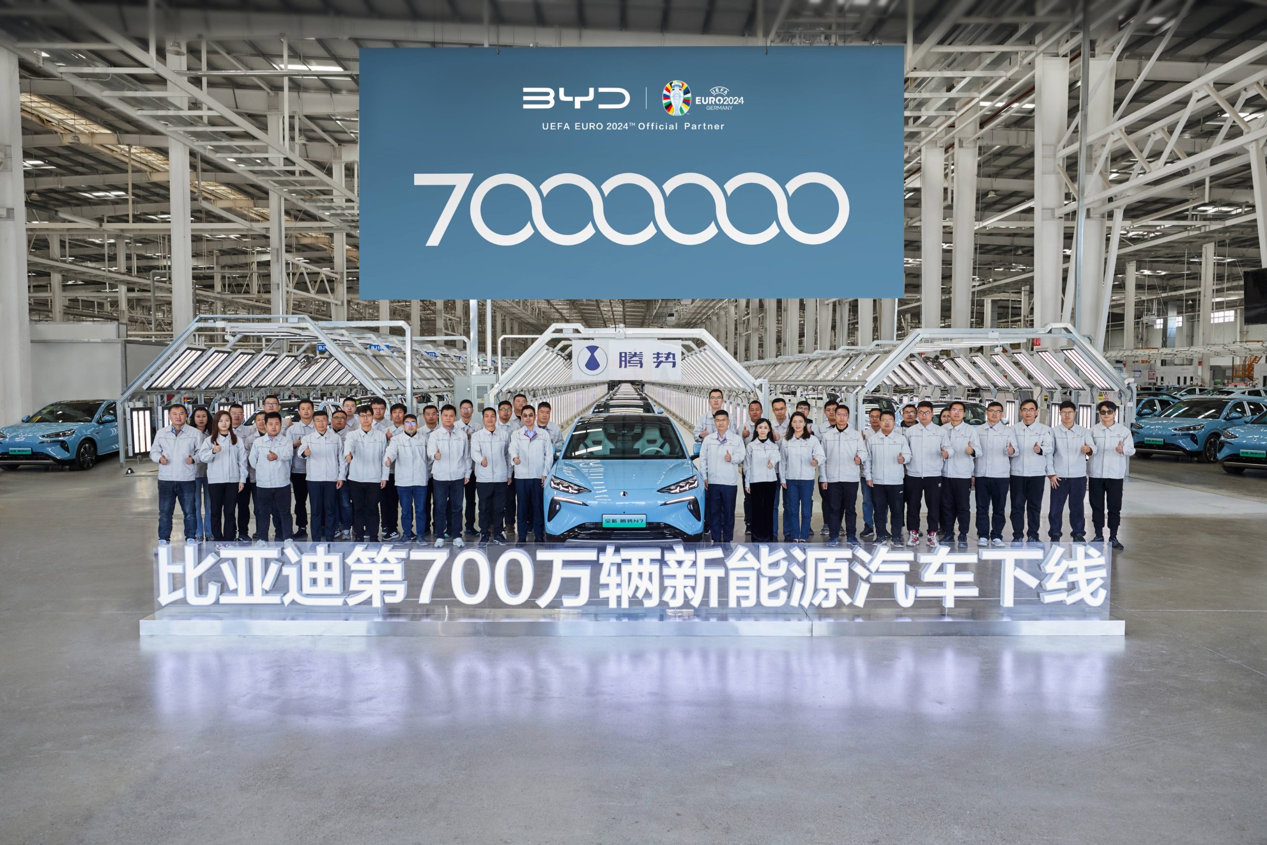 BYD: 7 εκατομμύρια οχήματα νέας ενέργειας