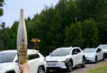 To Toyota bz4x στην Ελληνική Ολυμπιακή Λαμπαδηδρομία