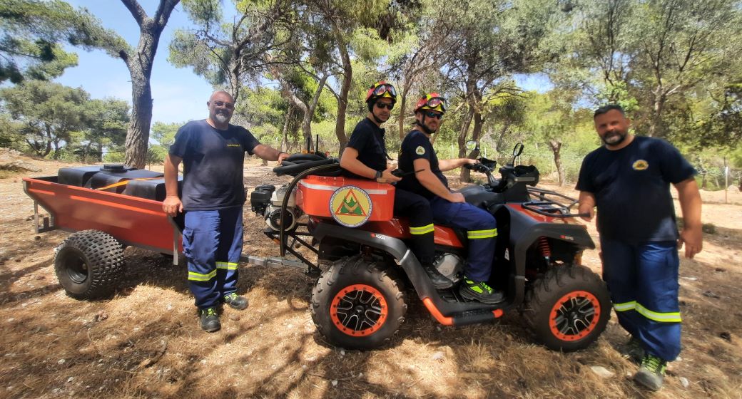 Ο Όμιλος Σαρακάκη στηρίζει εθελοντές Πολιτικής Προστασίας
