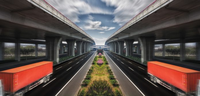 truck and highway