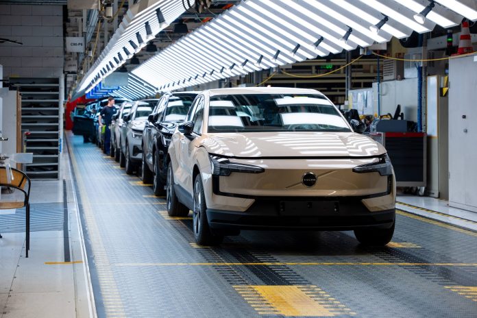 EX30 Start of Production at Volvo Car Gent
