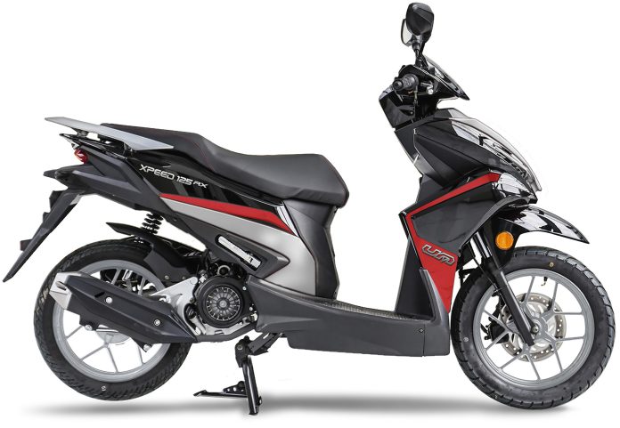 (20) Xpeed 125 RX - black red Side