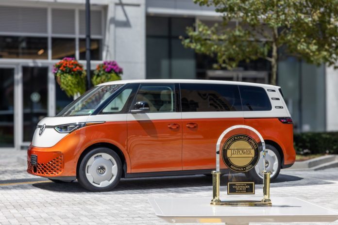 ID. Buzz named Top Minivan in 2025 J.D. Power APEAL Study