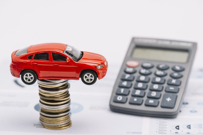 toy-car-coin-stack-with-calculator-report