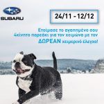 Subaru: Δώρο «check-up» & Εκπτώσεις