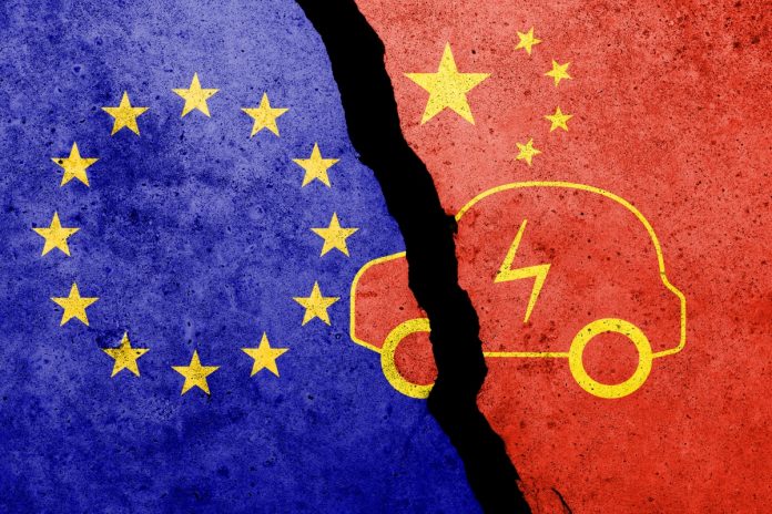 Electric car made in EU and China. Duty for EV cars made in China